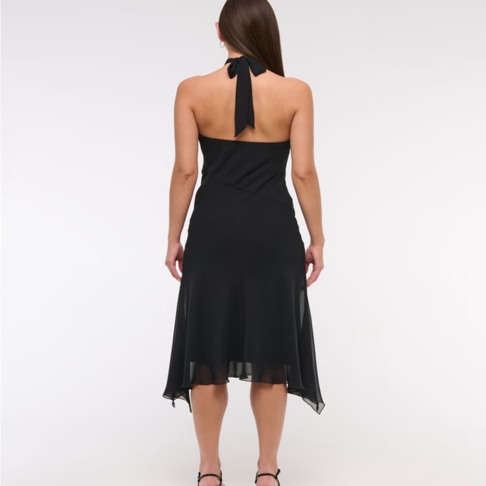 Abercrombie & Fitch Black Backless Dress